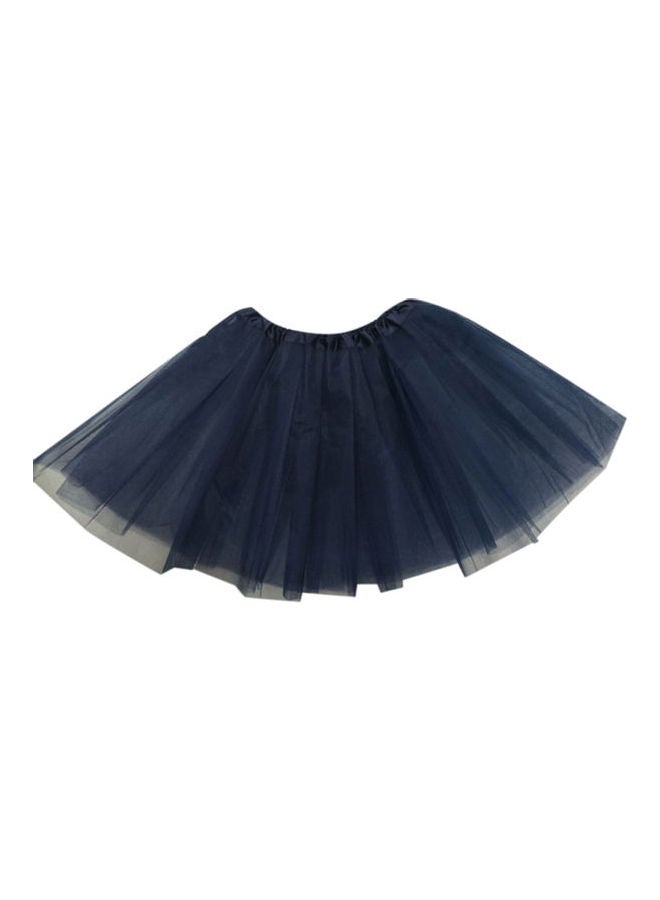 Short Dance Skirt Navy Blue