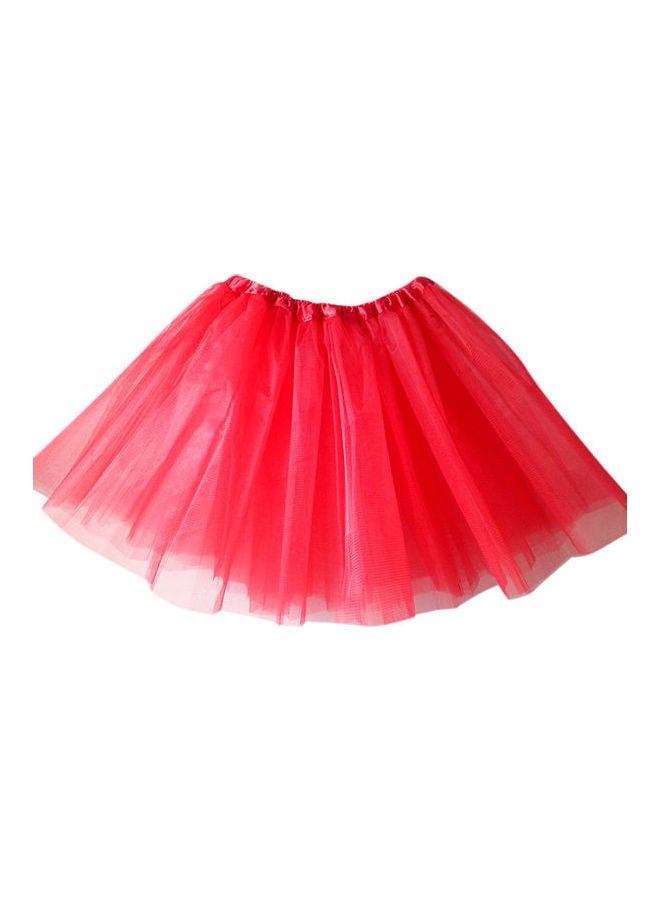 Short Dance Skirt Red