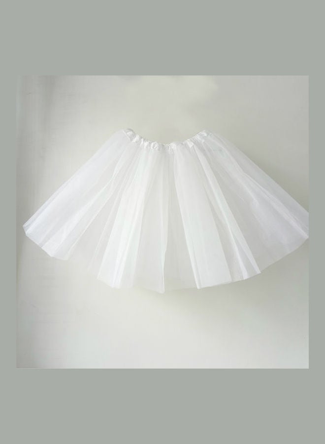 Short Dance Skirt White