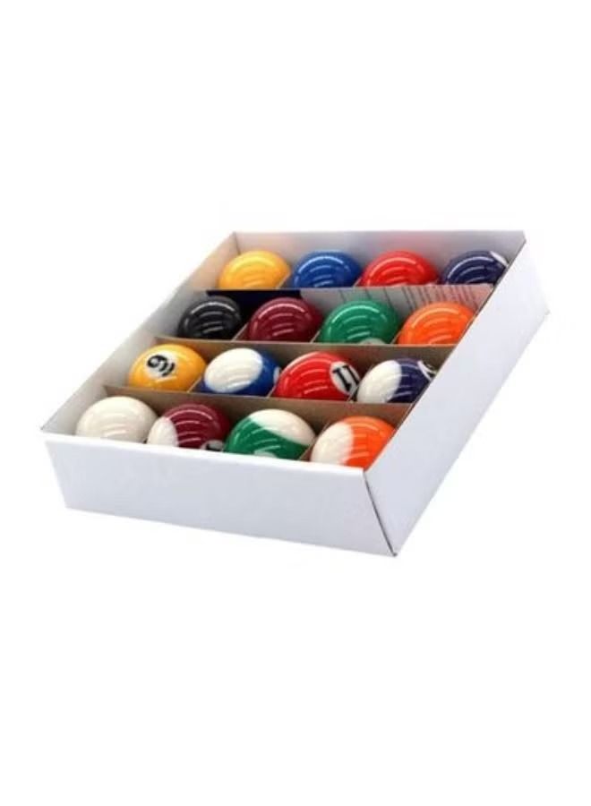 Good Quality 16Pcs Billiard Pool Ball Complete Pool Ball Set Multicolour