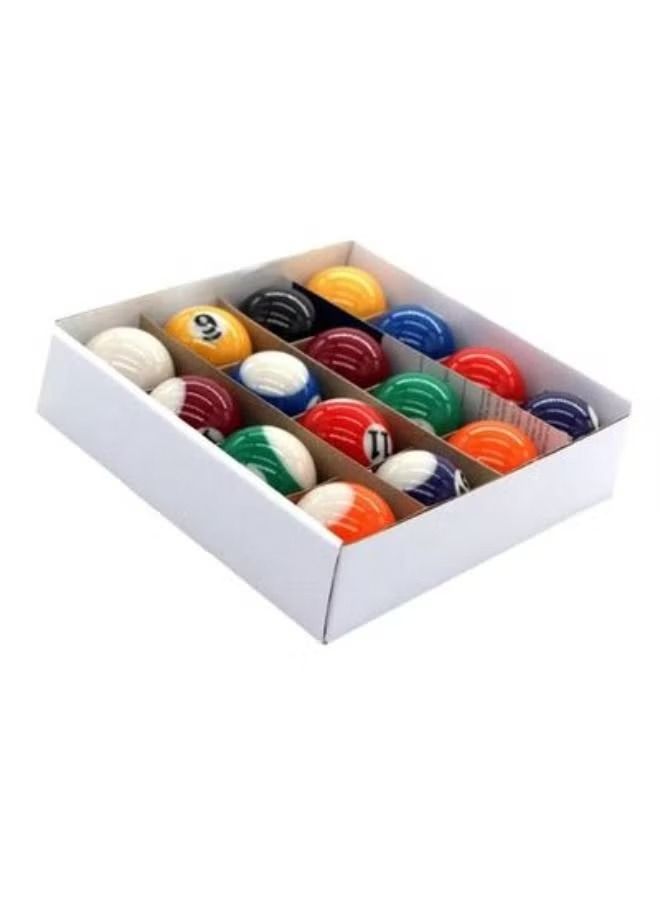 Good Quality 16Pcs Billiard Pool Ball Complete Pool Ball Set Multicolour