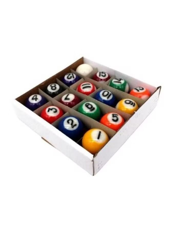 Good Quality 16Pcs Billiard Pool Ball Complete Pool Ball Set Multicolour