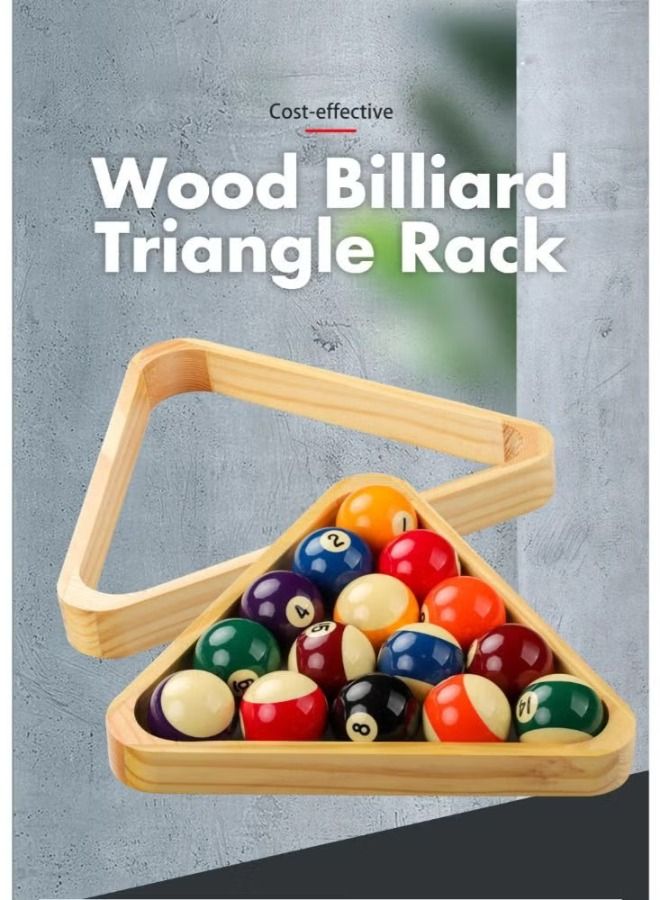 Billiard Triangle Ball Solid Wood Snooker Triangle Ball Rack