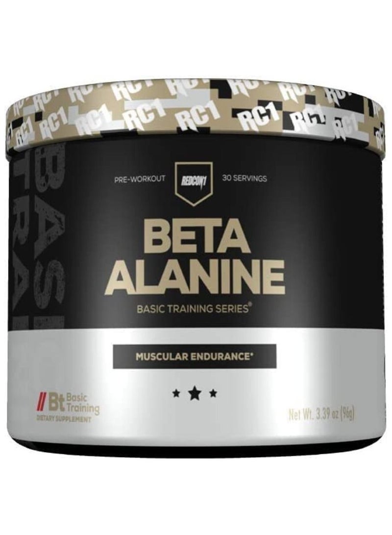 Redcon1 - Beta Alanine - Basic Training - 30 Servings, Promotes Endurance