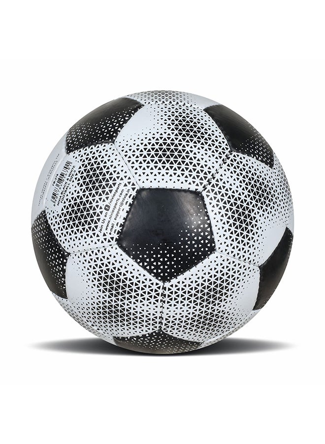 Football Ball |  Size - 5 | Rubberized Stitched | Suitable for Hard Ground Without Grass, Training Football Ball | Soccer Ball |  Unisex