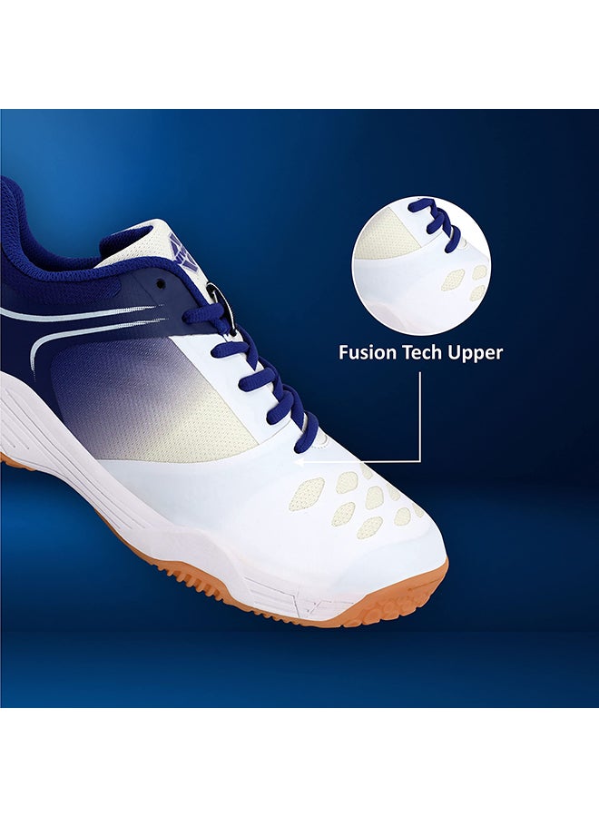 HY - Court 2.0 Badminton Shoes | 11 UK / 12 US / 45 EU | For Mens and Boys | Material: 	‎Rubber | Non - Marking Round Sole