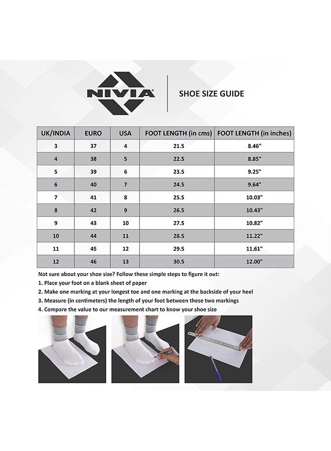 HY-COURT 2.0 BADMINTON SHOES | 1190WB06 |Material :  Rubber Sole Shoes with Upper Mesh for Sports | Badminton | Volleyball | Squash|  Table Tennis | 12 UK / 13 US / EU 46