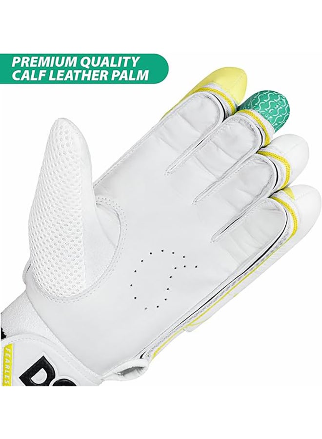 Condor Atmos Cricket Batting Gloves | Premium Cricket Batting Gloves | Enhanced Protection & Comfort | Breathable Mesh & Leather Design