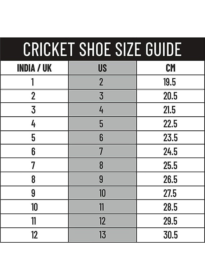 Zooter Cricket Shoes | For Men And Boys | Lightweight | 10 UK, 11 US, 44 EU | Enhanced Grip and Traction | Comfortable Fit | Durable Cricket Footwear