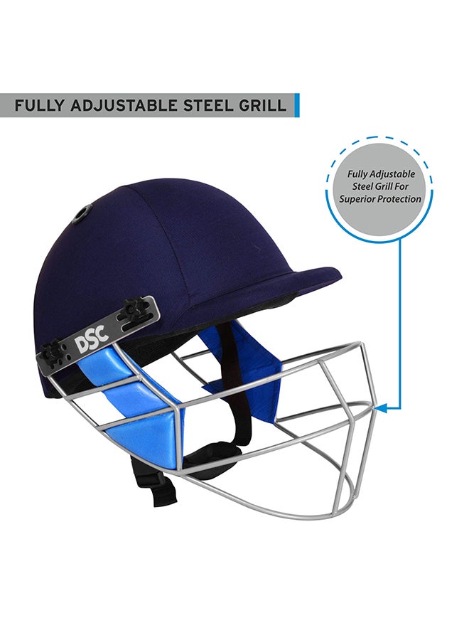 GUARD Cricket Helmet | For Men & Boys | Steel Grill | Adjustable Back Support Strap | Removable and washable sweatband | Lightweight