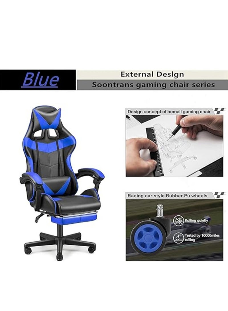 Gaming Chair Video Gaming Chair, High Back Ergonomic Swivel Racing Computer Chair