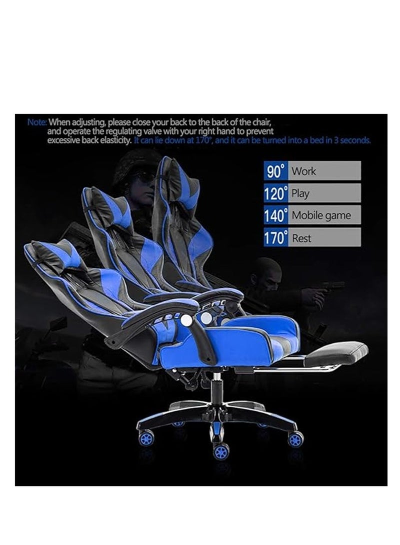 Gaming Chair Video Gaming Chair, High Back Ergonomic Swivel Racing Computer Chair