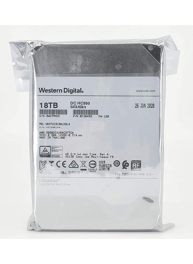 18TB – Ultrastar (HGST) HC550 SATA 6Gb/s, 7200RPM SATA-6Gb/S, 512MB Buffer, 512e Se 3.5inch Helium Platform Hard Drive 18 TB