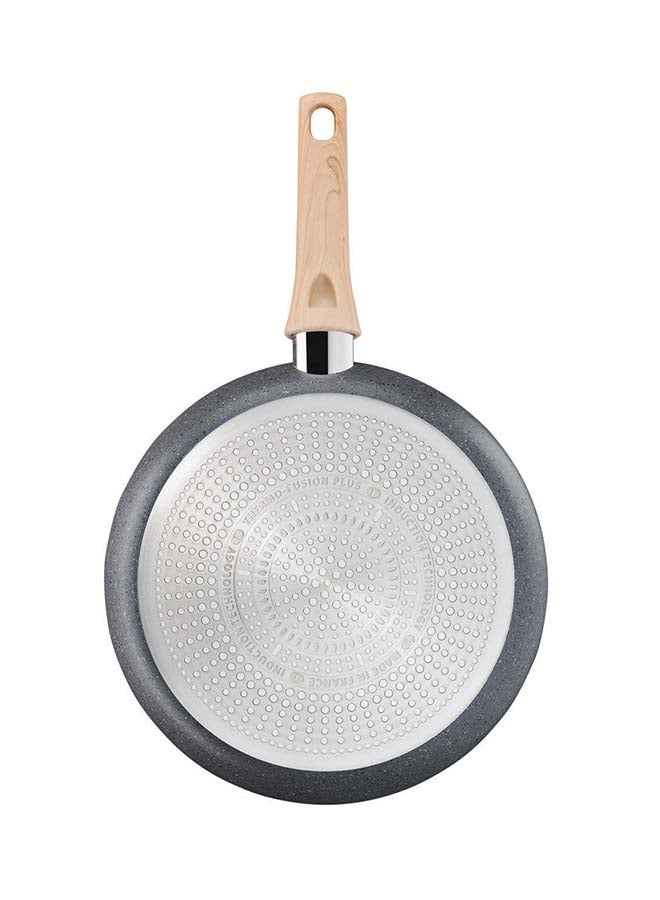 G6 Natural Force 30 Cm Frypan With Thermo-Spot , Grey, Aluminium Grey/Stone 30cm