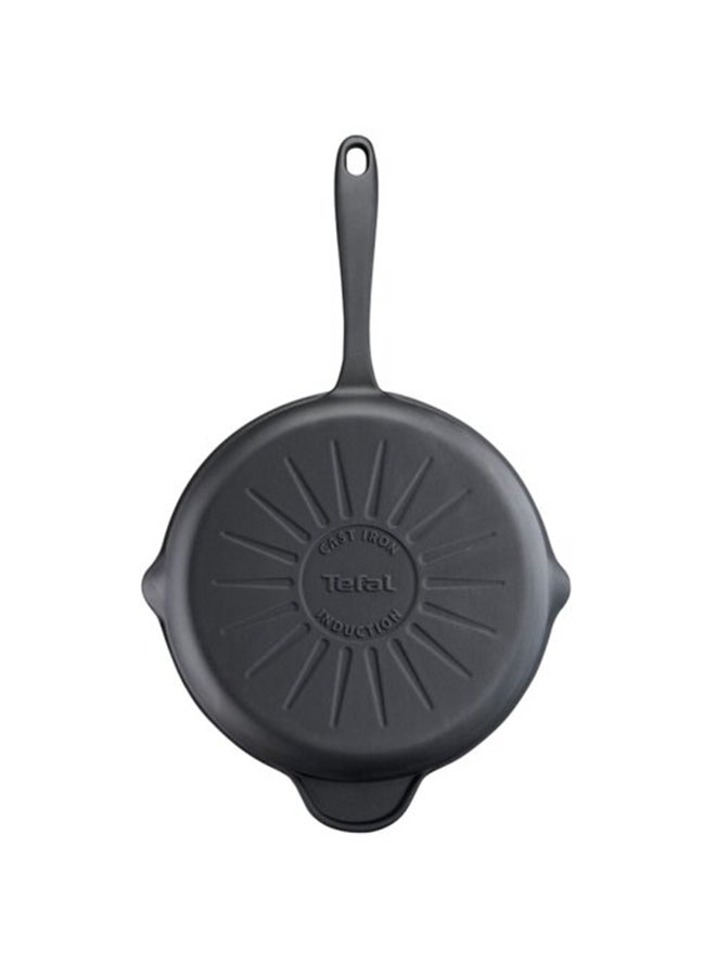 Tradition Cast Iron Frypan Black 26cm