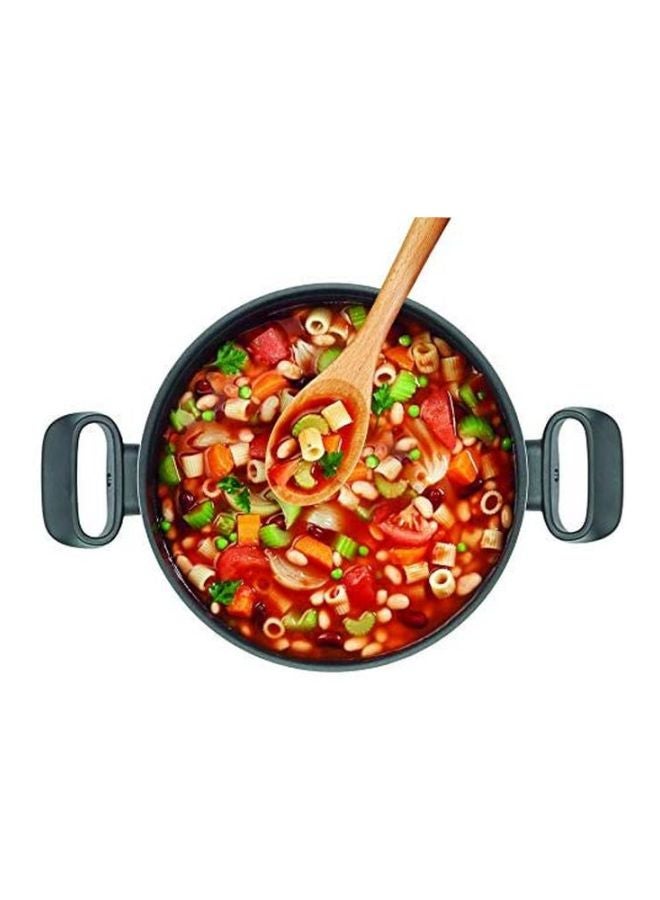 Tempo Flame Casserole With Lid Red/Black 28cm
