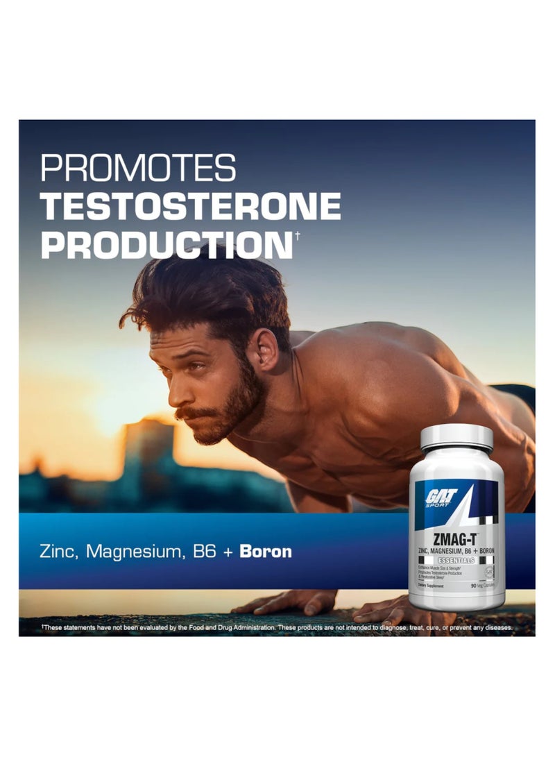 ZMAG-T, ZInc Magnesium B6 +Boron, 90 Capsules