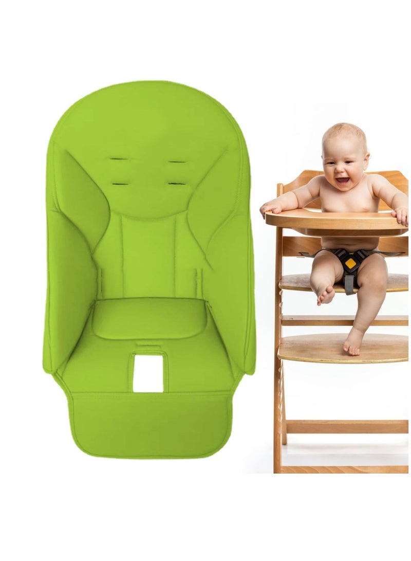High Chair Covers for Baby, High Chair Cushion, Universal Baby Dining Chair Cushion, Pu Leather Cover for Baby Dining Chair, Easy to Fit Wipe Clean Seat Pad for Chair to Keep Baby Comfortable