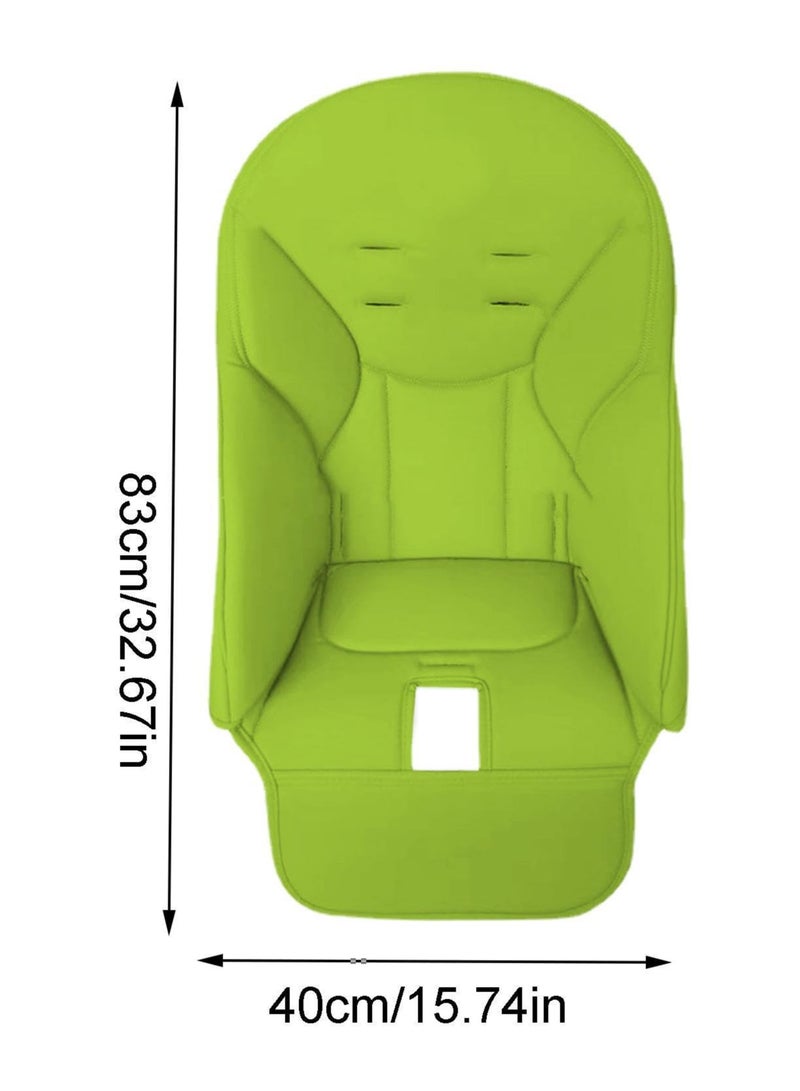 High Chair Covers for Baby, High Chair Cushion, Universal Baby Dining Chair Cushion, Pu Leather Cover for Baby Dining Chair, Easy to Fit Wipe Clean Seat Pad for Chair to Keep Baby Comfortable