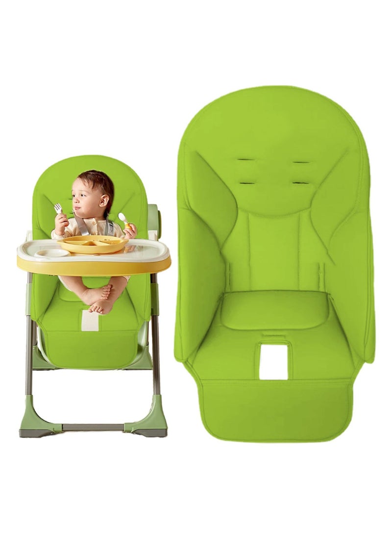 High Chair Covers for Baby, High Chair Cushion, Universal Baby Dining Chair Cushion, Pu Leather Cover for Baby Dining Chair, Easy to Fit Wipe Clean Seat Pad for Chair to Keep Baby Comfortable