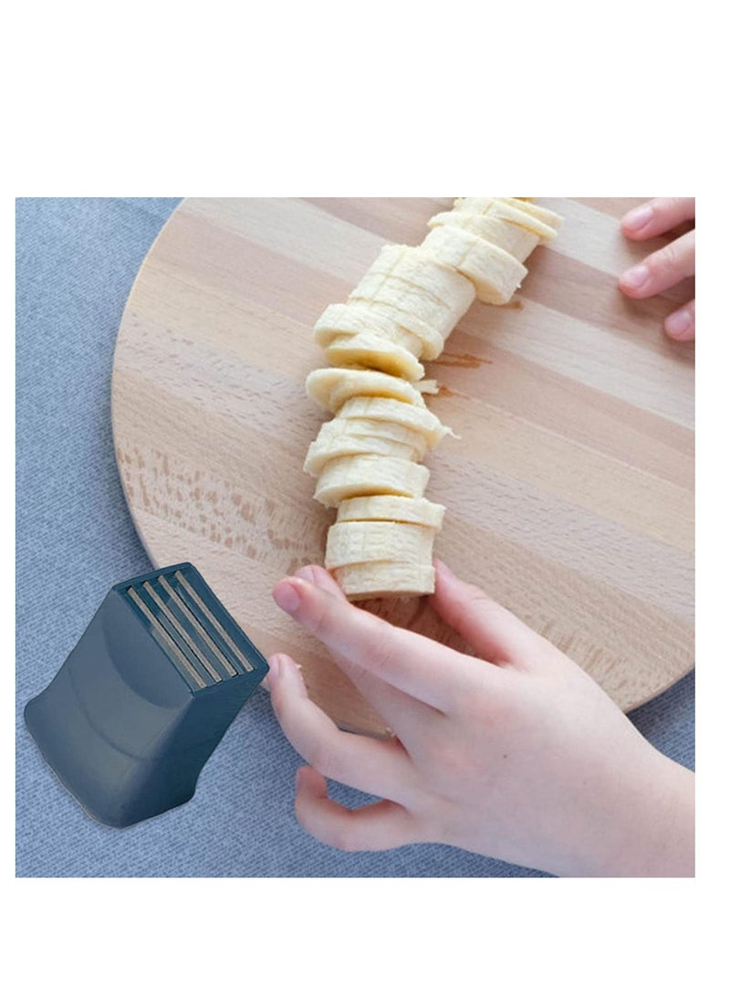 Cup Slicer, 3 Pcs New Fruit Slicer Egg Slicer, Stainless Steel Cup Slicer Handheld, Creative Kitchen Cutter Gadget, for Quickly Making Fruit Vegetable Salad