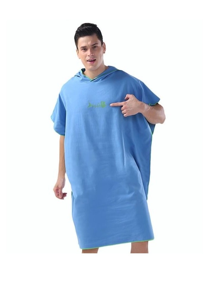 Beach Bathrobe Thickened Soft Material Quickly Absorbs Moisture Suitable for Men and Women Swimming Pool Beach Bathroom