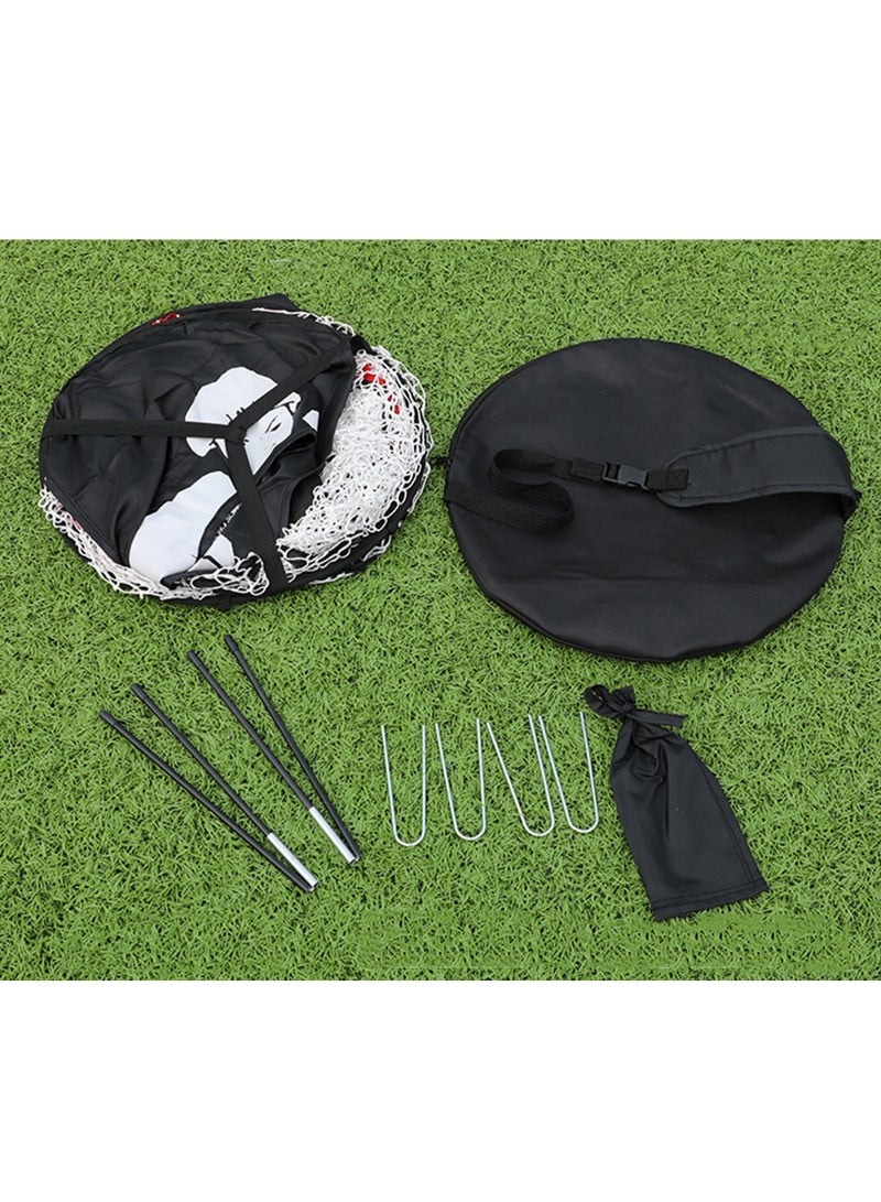 Portable Soccer Goal, 4'x3' Pop Up Kid Soccer Target Net for Backyard with Accessories Outdoor Toys Training Equipment for Kids