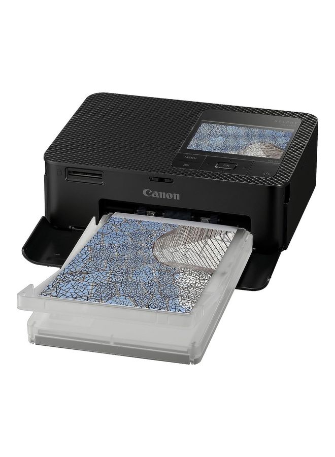 Selphy CP1500 With 108 Sheet And Ink Set Black