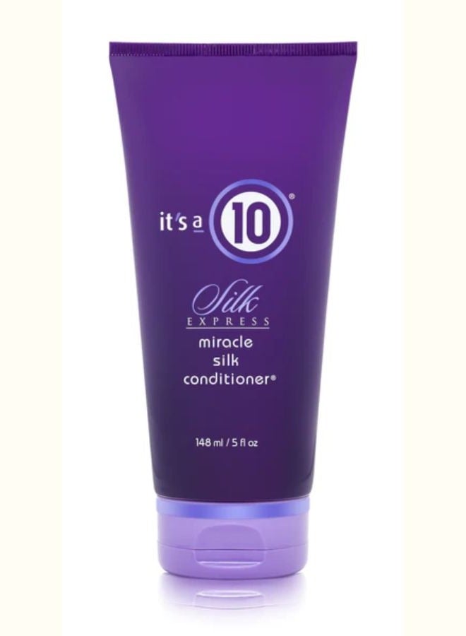 Silk Express Miracle Silk Conditioner 148ml (5oz) | Lightweight Frizz Control for Smooth & Shiny Hair