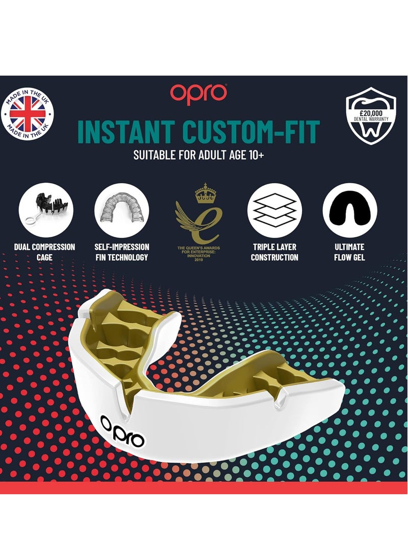 Opro Instant Custom Fit Ufc Strike Gold/White/Gold