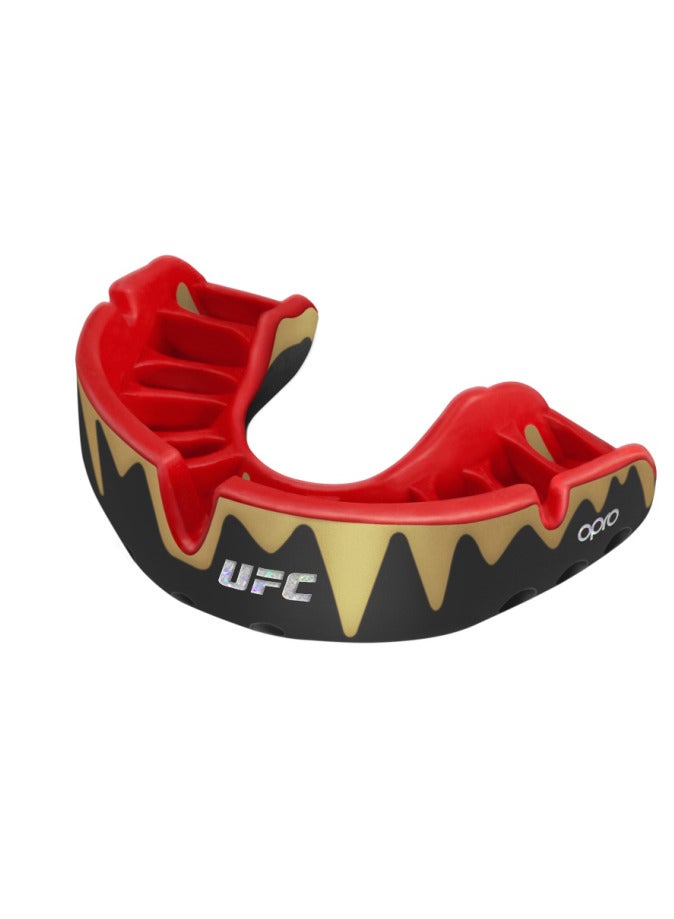 Opro Self Fit Ufc Platinum Black/Gold/Red