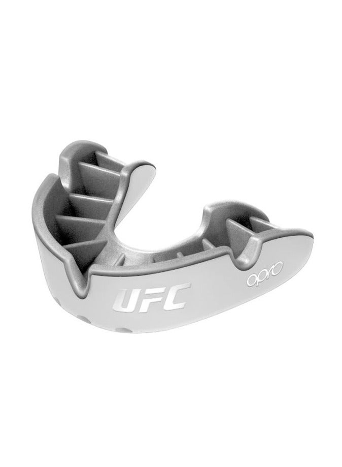 OPRO SELF FIT UFC SILVER WHITE/SILVER ADULT