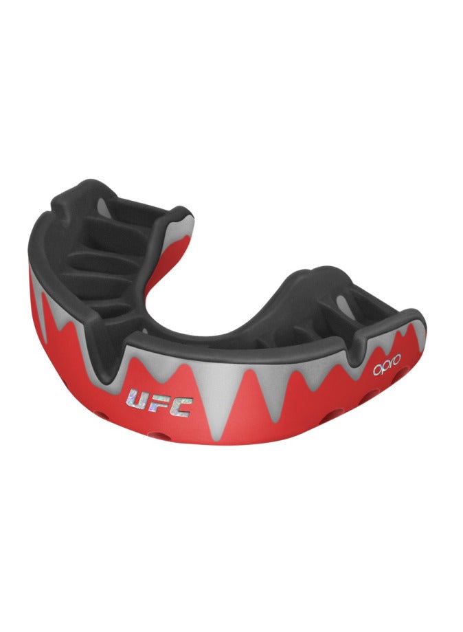 Opro Self Fit Ufc Platinum Red/Silver/Black