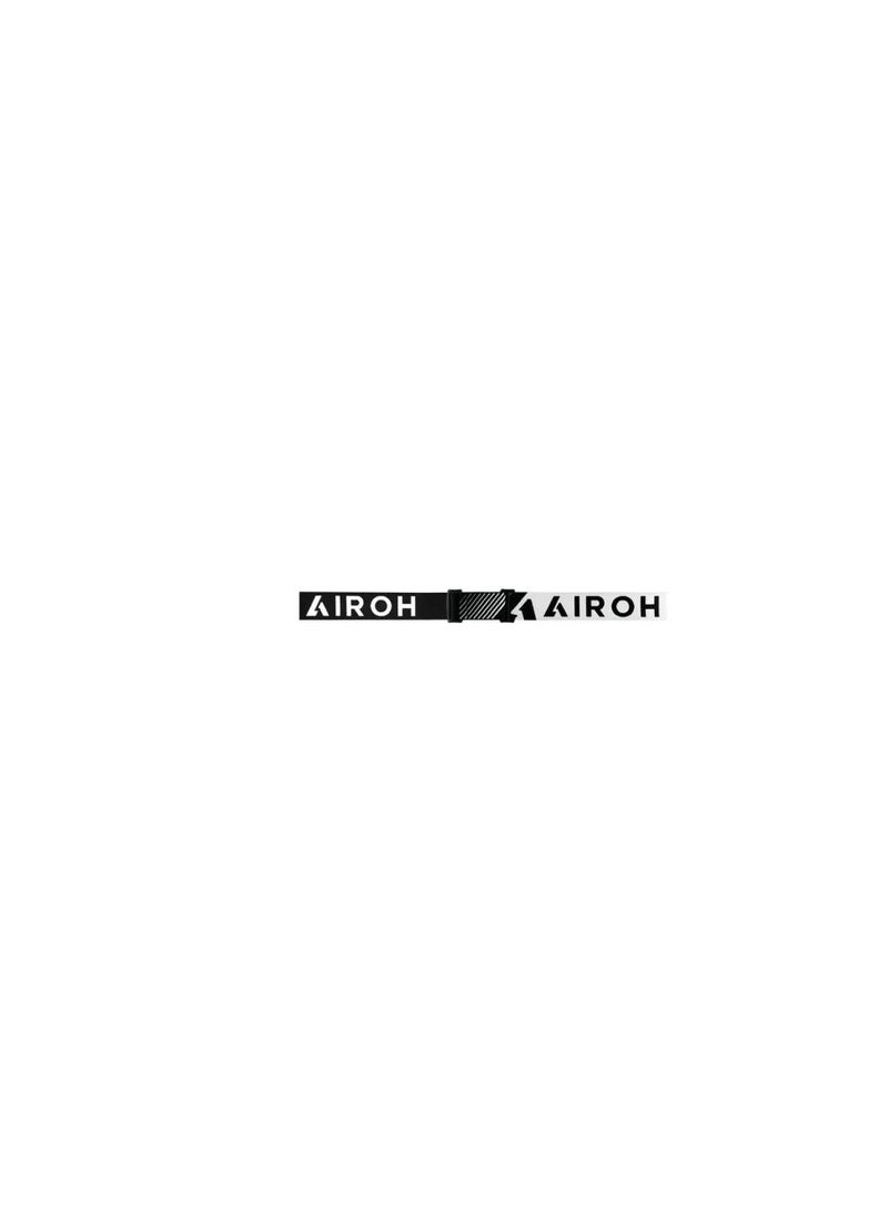 Airoh Strap XR1 - Black / White