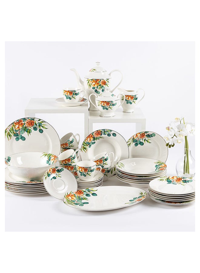 Haine 47 - Piece Dinner Set, Multicolour