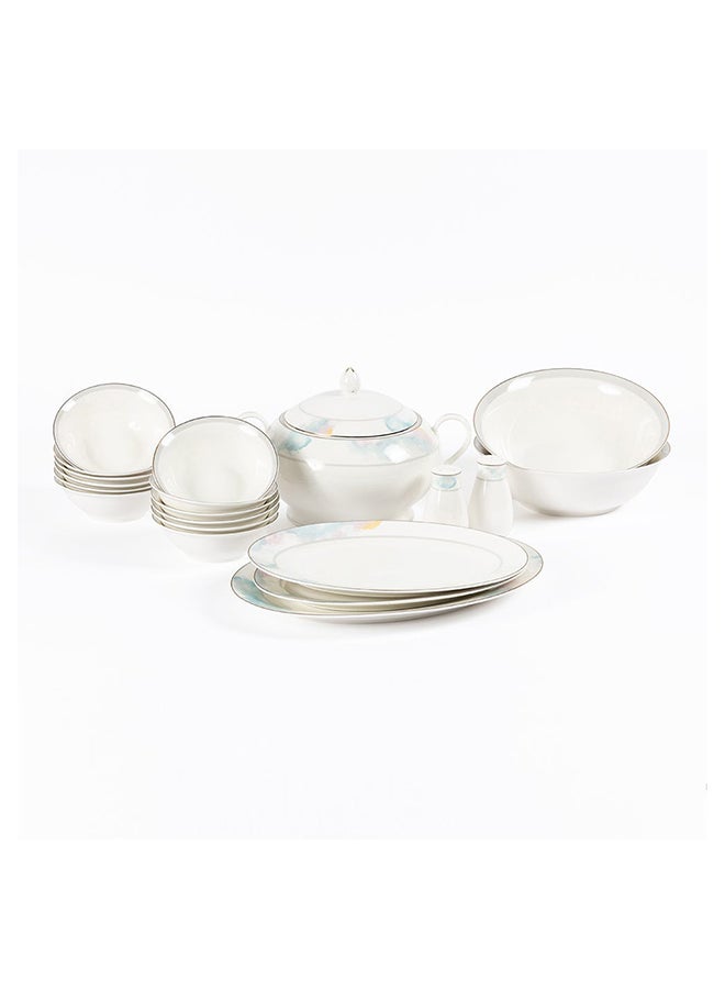 Maila 110 - Piece Dinner Set, Multicolour