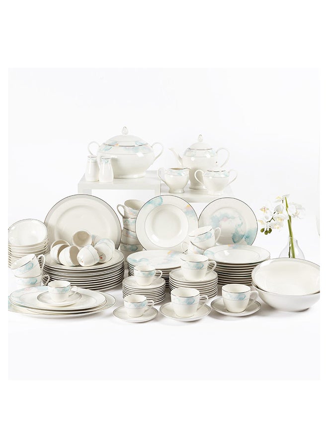 Maila 110 - Piece Dinner Set, Multicolour