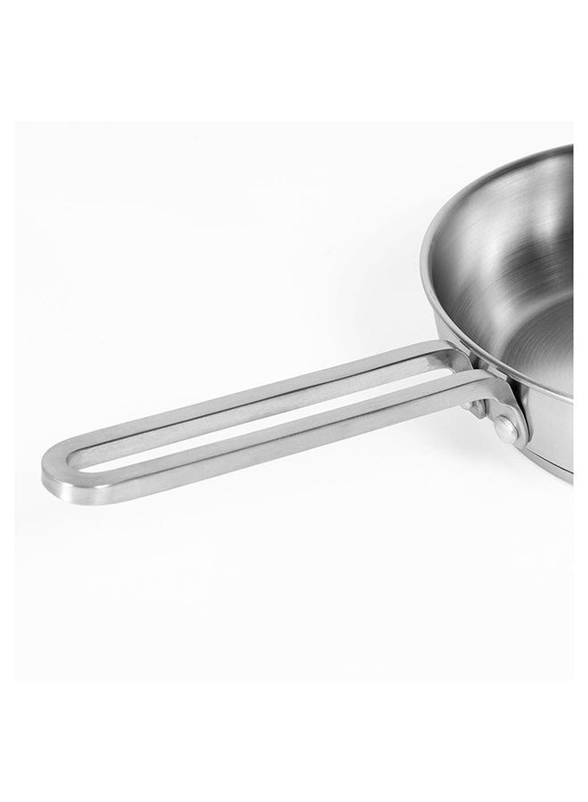 Pal Titanium Pro Inox Frying Pan, Silver - 28 cm