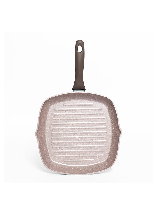 Meryll Square Grill Pan, Beige - 28x28 cm