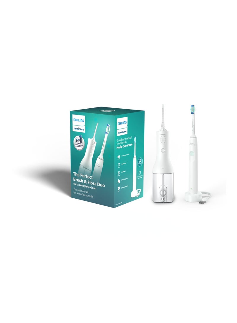 Philips Sonicare Brush & Floss Duo HX3641+HX3822