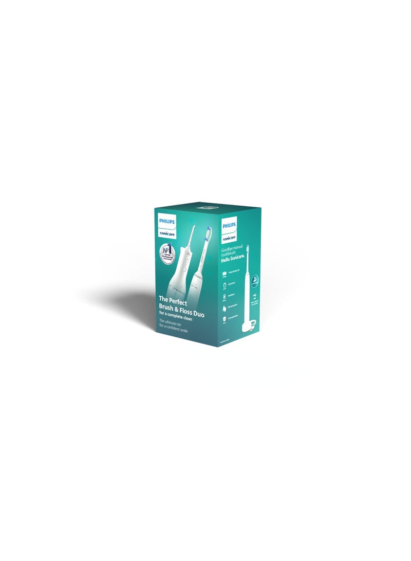 Philips Sonicare Brush & Floss Duo HX3641+HX3822