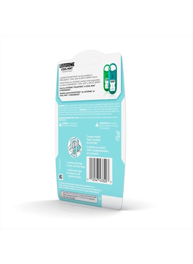 Pocketpaks Breath Strips, Cool Mint, 72 Count