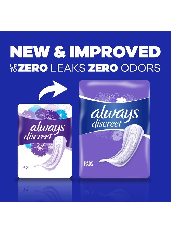 Adult Incontinence & Postpartum Pads For Women, Size 5, Heavy Absorbency, Long Length, 39 Count