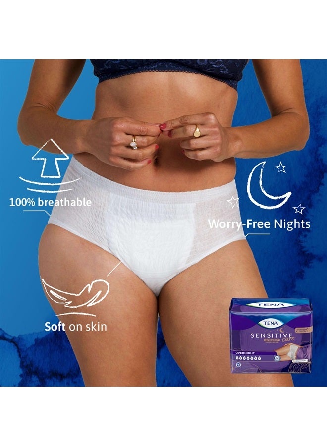 Intimates Incontinence Overnight Underwear for Women, Size Small/Medium, 16 ct