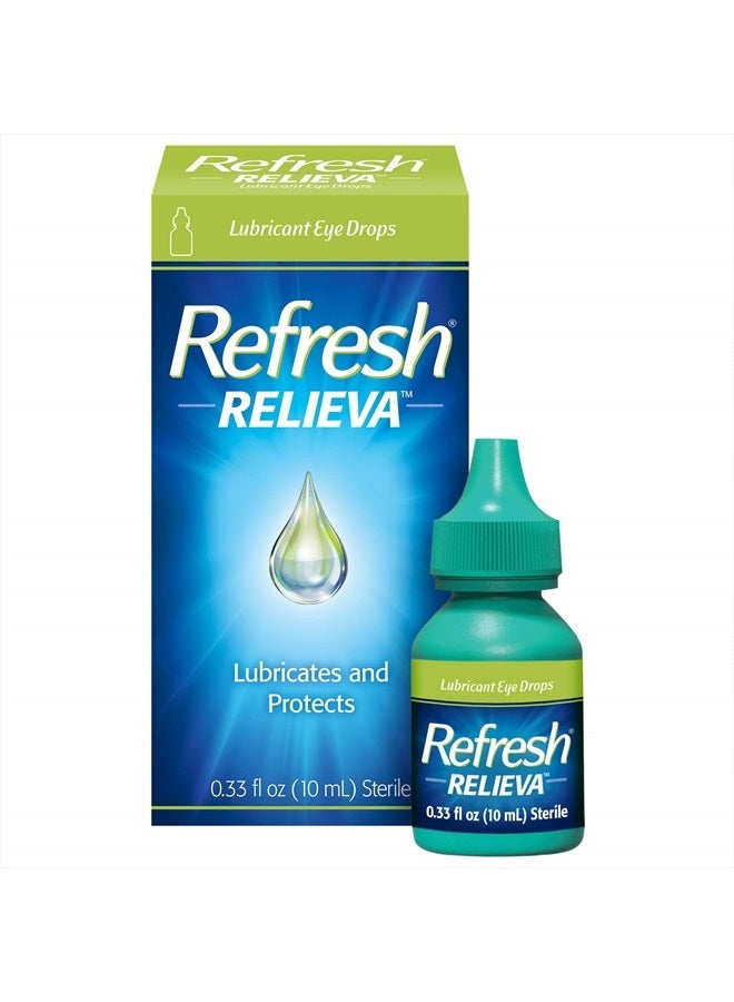 Relieva Lubricant Eye Drops, 0.33 Fl Oz Sterile, Packaging may Vary