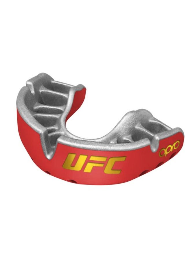 Opro Self Fit Ufc Gold Red/Silver