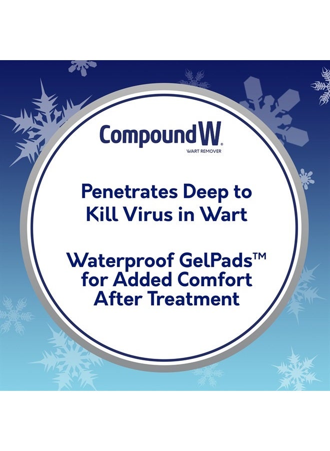 NitroFreeze + GelPads, Wart Removal, 1 Pen, 8 Replaceable Tips & 3 Waterproof Hydrocolloid GelPads