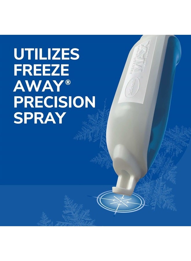 Freeze Away MAX WART Remover, 10 Applications // Our Fastest Treatment Time, Removes Common & Plantar Warts, Precision Spray, Safe for Children 4+, 10 Treatments