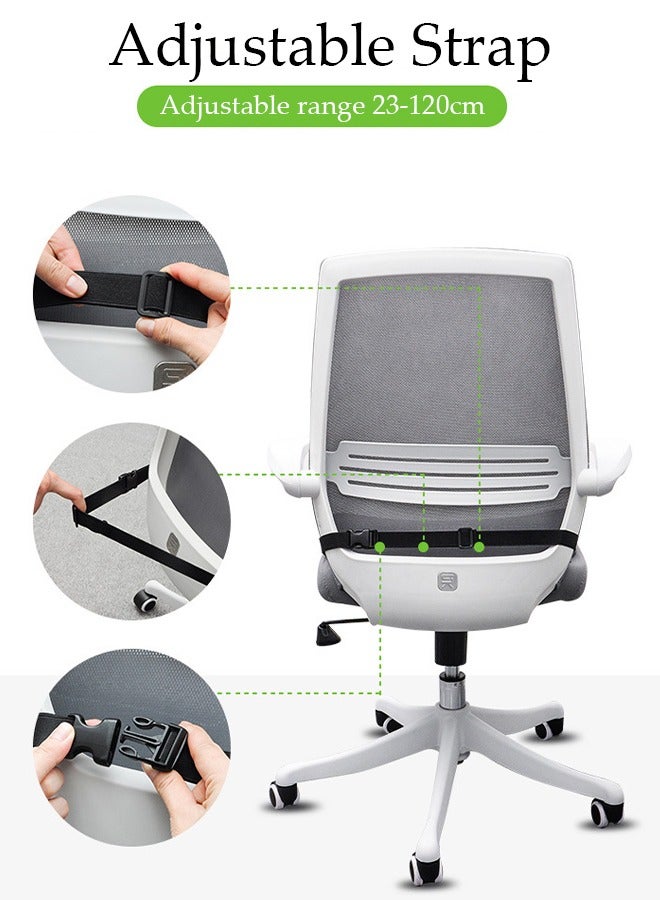 Memory Foam Seat Cushion Pillow For Office Chair And Car Seat Firm Coccyx Pad For Tailbone Pain Relief Reduce Tailbone Pressure and Improve Comfort Orthopedic Sciatica Hip Pain Relief