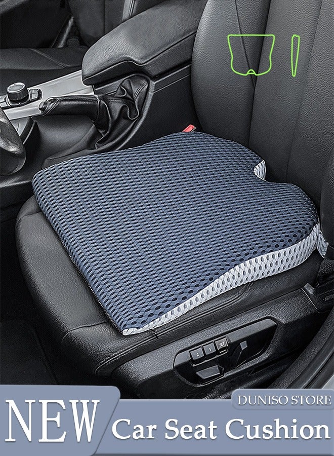 Memory Foam Seat Cushion Pillow For Office Chair And Car Seat Firm Coccyx Pad For Tailbone Pain Relief Reduce Tailbone Pressure and Improve Comfort Orthopedic Sciatica Hip Pain Relief